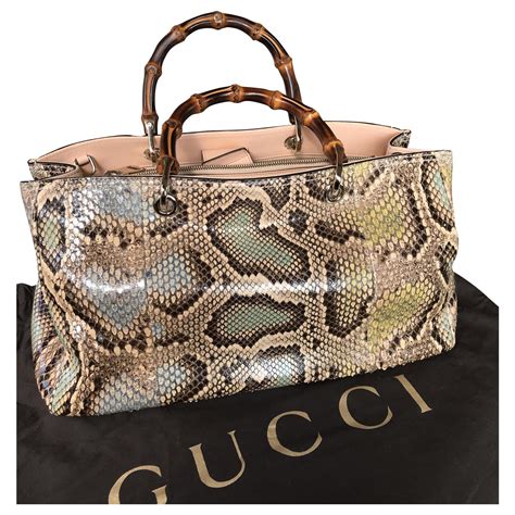 gucci python handbags.